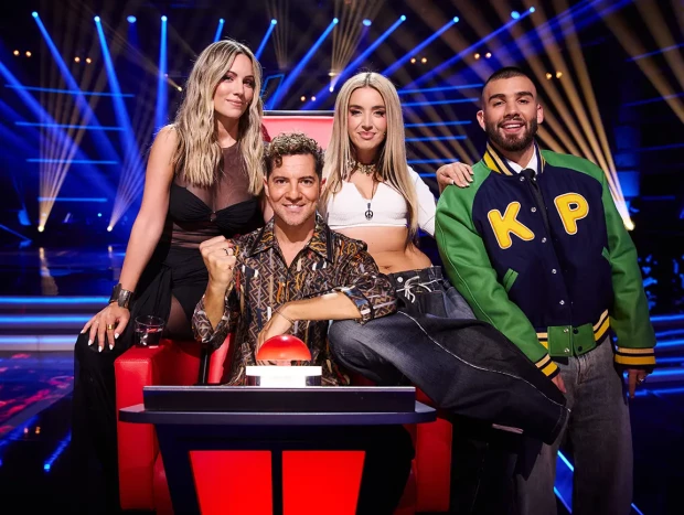 Edurne, David Bisbal, Lola Índigo y Manuel Turizo.