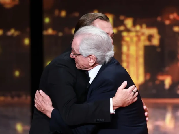 Leonardo DiCaprio da la Palma de Oro honorífica a Robert de Niro