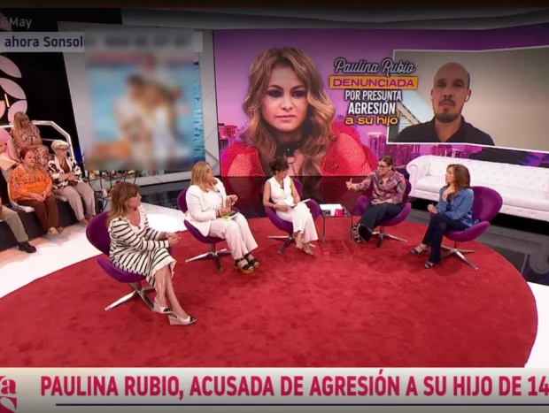 Y ahora Sonsoles comenta la noticia de la denuncia del hijo de Paulina Rubio y Colate por presunta agresión