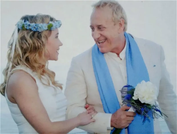 La pareja, que se llevaba 37 años, se casó en 2012.