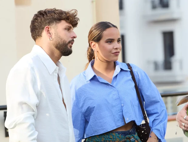 Gloria Camila con su pareja, Álvaro García.