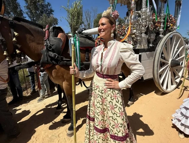 María Jesús Ruíz en El Rocío