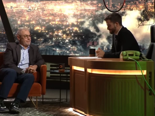 Jordi González i Ricard Ustrell en el programa 'Col·lapse' de TV3