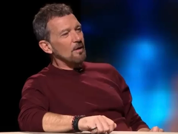 Antonio Banderas en una entrevista de 'La 2'