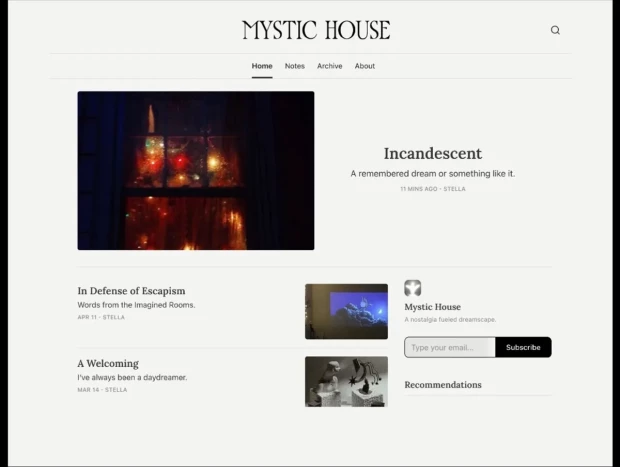 El nuevo proyecto de Stella del Carmen, Mystic House