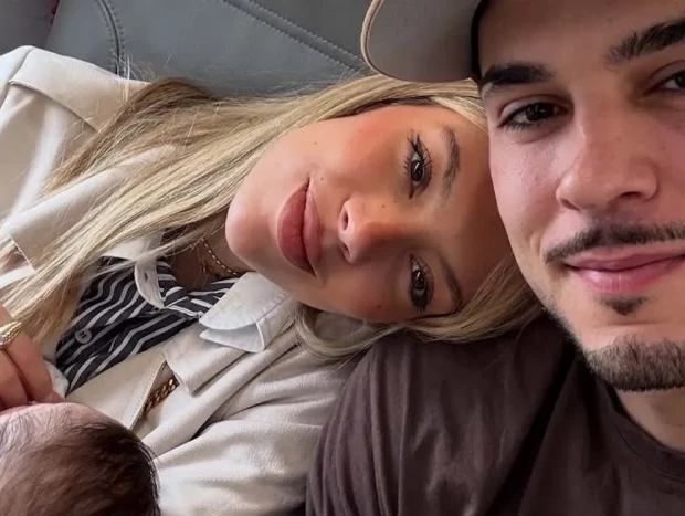 Alejandra Rubio y Carlo Costanzia juntos en una imagen de redes