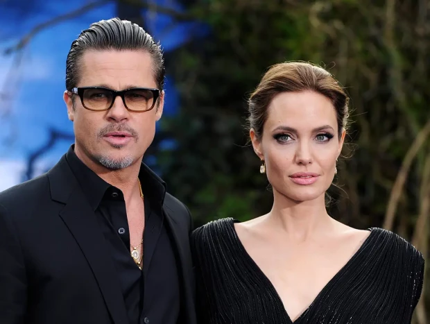 Brad Pitt y Angelina Jolie.