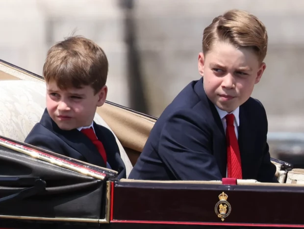 Los hijos de Kate Middleton y el príncipe Guillermo, Jorge y Louis.