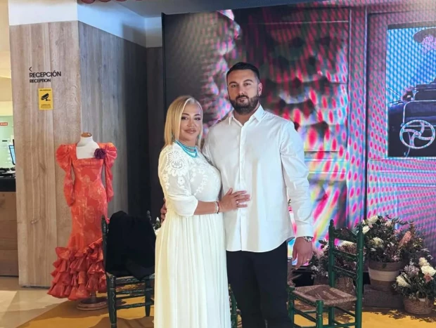 Belén Esteban con su pareja, Miguel