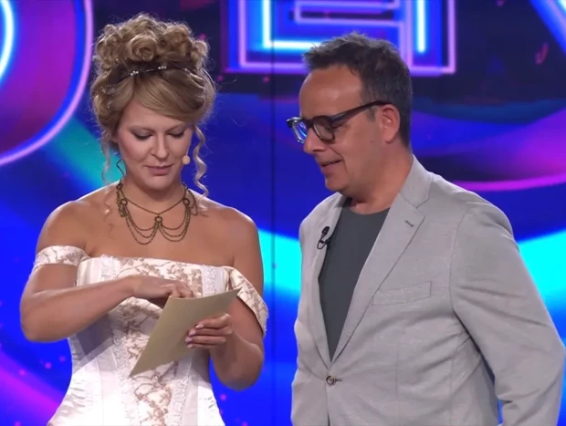 Laura Escanes y Àngel Llàcer en 'Tu cara me suena'