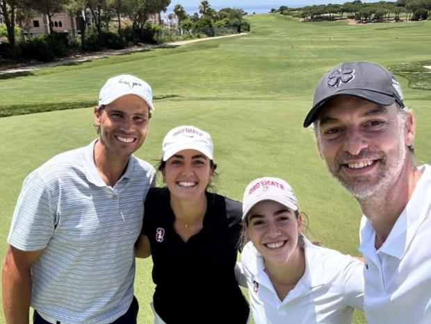 Rafa Nadal, Pau Gasol, Paula Martín y Andrea Revuelta
