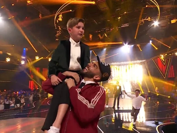 Manuel Turizo y el ganador de 'La Voz Kids', Lucas Paulano