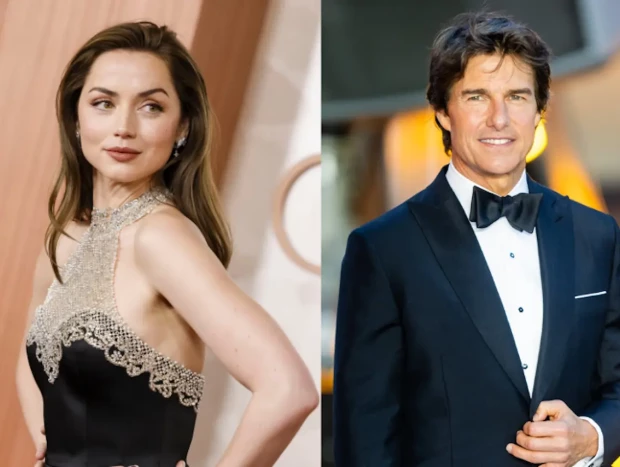 Ana de Armas y Tom Cruise.