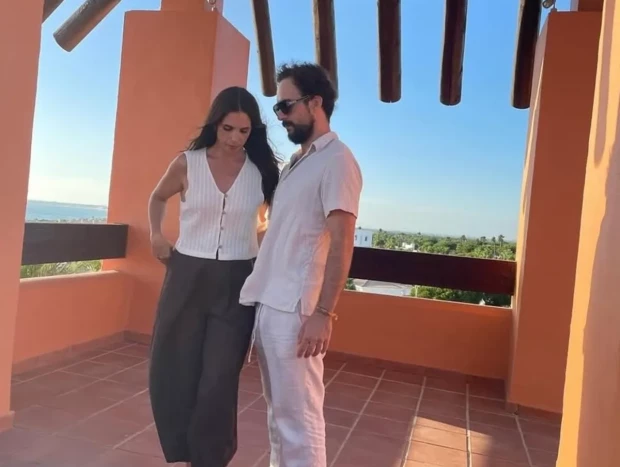 Elena Furiase con su marido, Gonzalo Sierra
