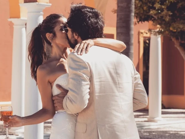 Elena Furiase con su marido, Gonzalo Sierra