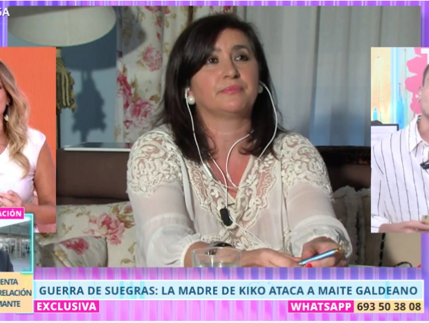 Carmina, madre de Kiko Jiménez, en el programa 'TardeAR'.
