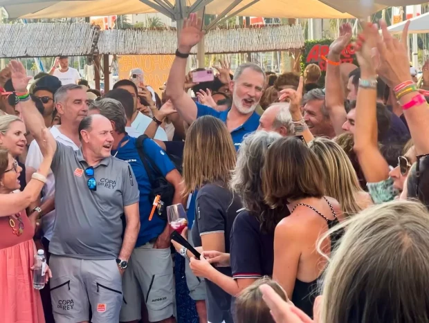 Felipe VI en el concierto de Jaime Anglada