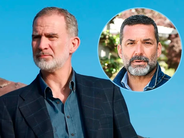 El rey Felipe VI, amigo del músico desde hace décadas y Jaime Anglada, el cantautor de 52 años.