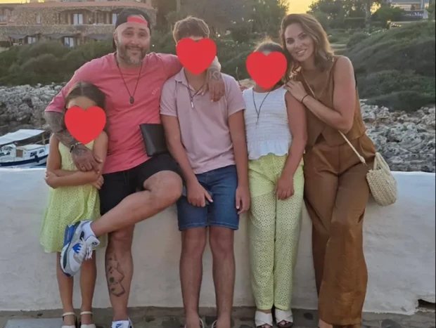 Kiko Rivera e Irene Rosales con sus hijos