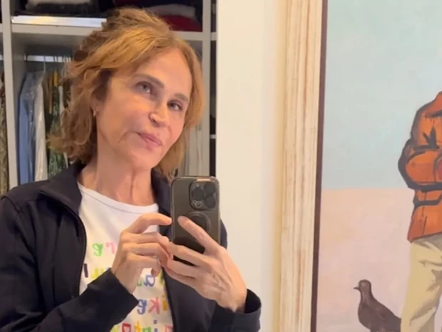 Antonia San Juan en un selfie en el espejo (redes)