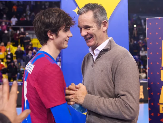 Pablo Urdangarin con su padre Iñaki Urdangarín
