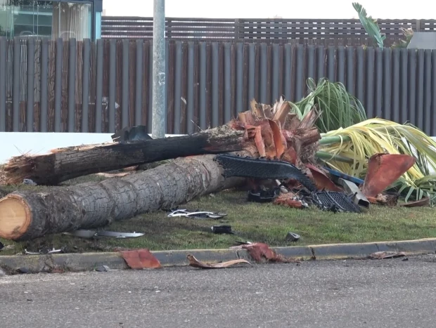 Lugar del accidente de Cayetano Rivera en Sevilla