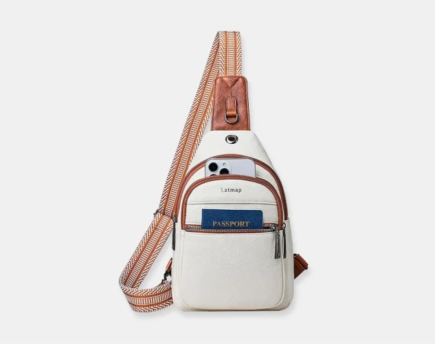 Bolsa de pecho antirrobo para mujer, elegante y práctica