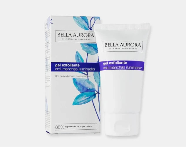Gel exfoliante facial antimanchas Bella Aurora 75 ml