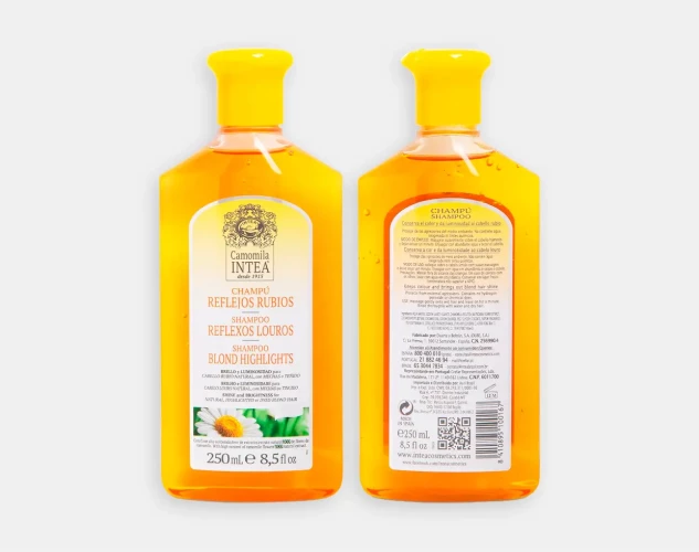 Champú de camomila para reflejos rubios – Luminosidad natural sin químicos