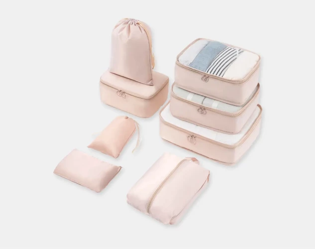 Set organizador de equipaje impermeable 8 en 1 para viajes