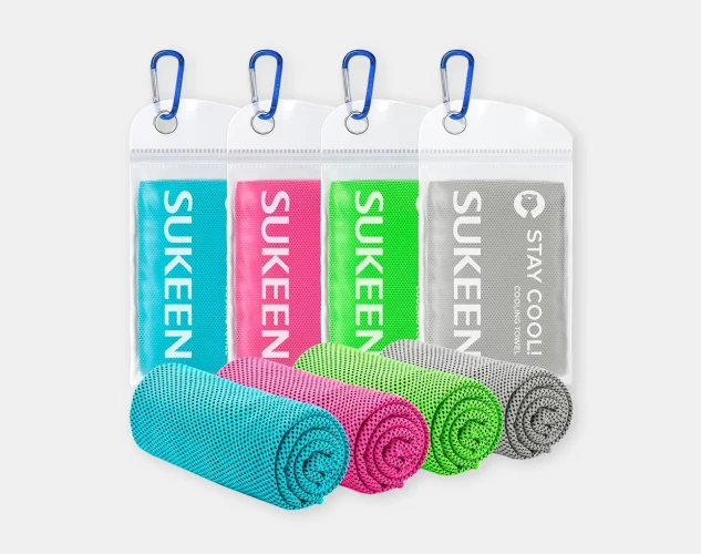 Toallas refrescantes sin químicos para deporte y verano