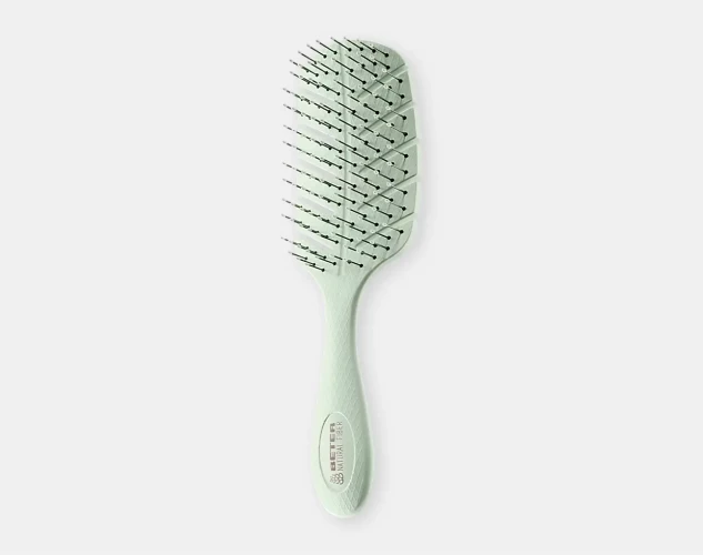Cepillo antitirones sostenible para desenredar el cabello sin daño