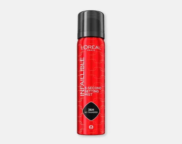 Spray fijador de maquillaje L'Oréal Infaillible, resistente al agua y al sudor