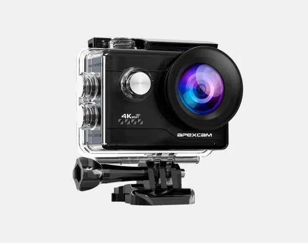 Cámara deportiva 4K con WiFi, control remoto y sumergible hasta 40 m