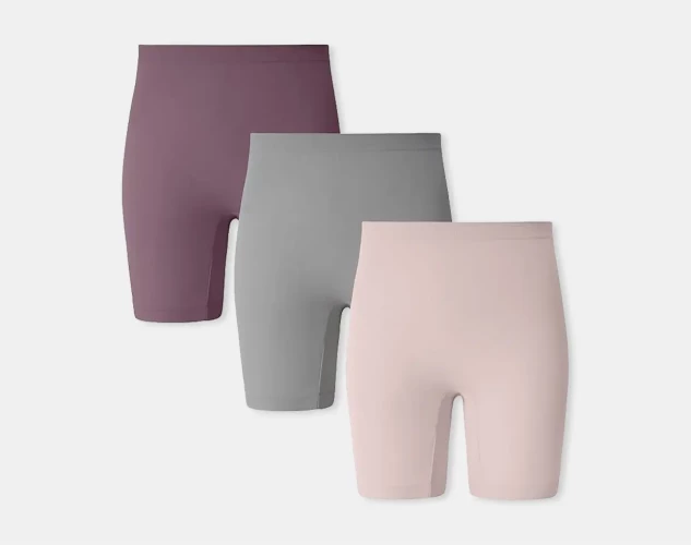 Pantalones cortos antirozaduras para mujer sin costuras, 3 pack