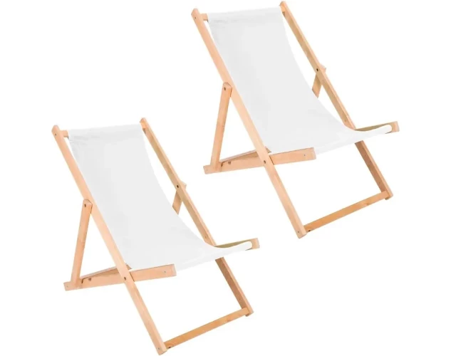 Tumbona de madera plegable y ajustable para playa y jardín con respaldo ergonómico