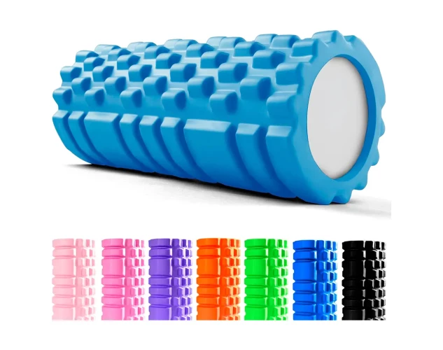 Foam roller extrafirme 33×14 cm – alivio de tensión, movilidad y recuperación