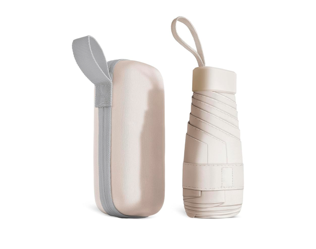 Paraguas plegable compacto antiviento con protección UV