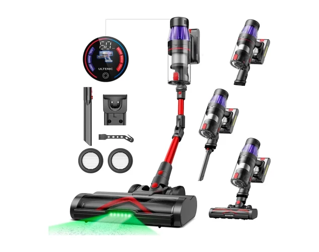 Aspiradora sin cable con tubo flexible