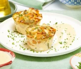 Riquísimos flanes de Ensaladilla Rusa