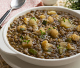Guiso de lentejas con verduritas