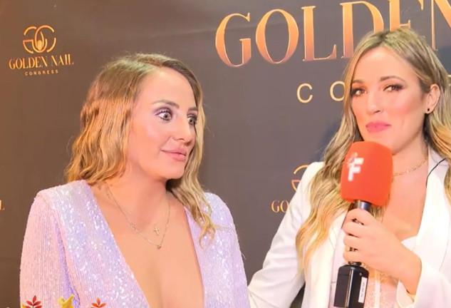 Marta Riesco ha entrevistado a Rocío Flores en los Premios Golden Nail.