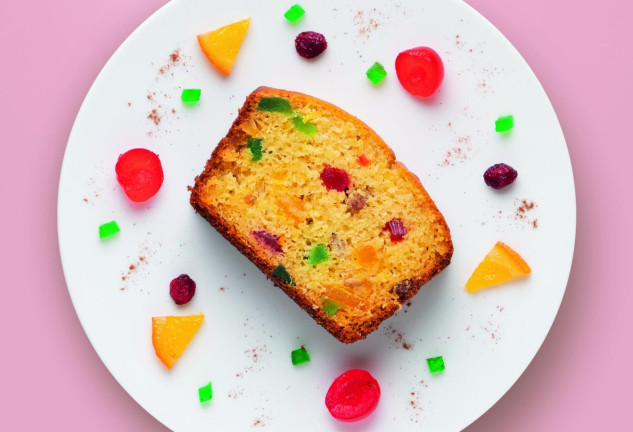 Plumcake de frutas escarchadas