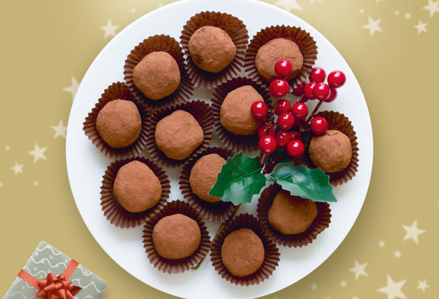 Trufas de chocolate al ron