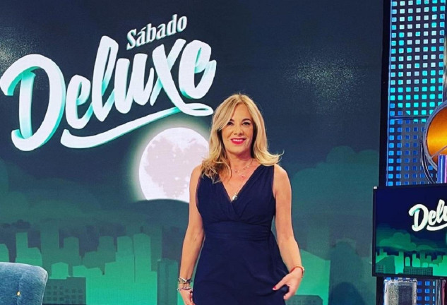 Belén Rodríguez, en el plató del 'Deluxe'.