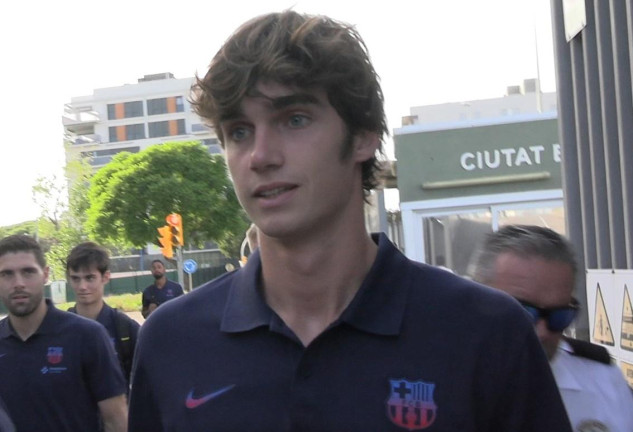 Pablo Urdangarín ya ha comenzado la temporada con el Barça de balonmano.