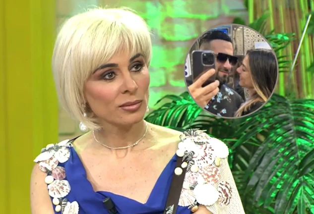 Ana María Aldón ha hablado en 'Fiesta' sobre la nueva pareja de su hija, Andrés.
