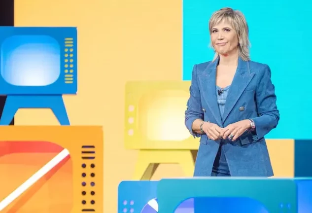 Julia Otero en una imagen de TV1 en 'Días de tele'.