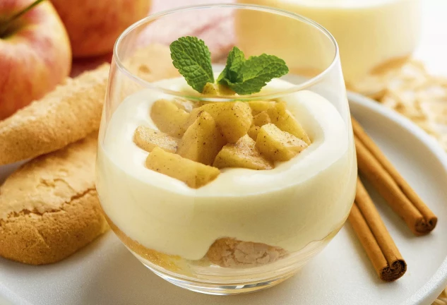 Tiramisú de manzana