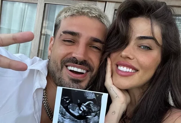 Violeta Mangriñán y Fabbio Colloricchio fueron padres por primera vez en julio de 2022 (Instagram)